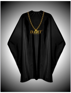 DART Professional Gold Chain Barber Cape